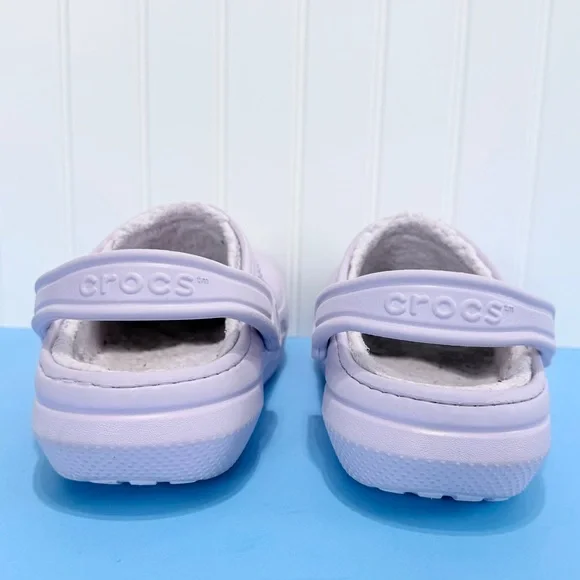 2 Pairs Crocs Classic Lined Women Clogs Size 7 - Picture 9 of 16